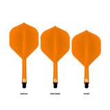 Flight Deck Orange One Piece Dart Flight and Shaft System by Shot