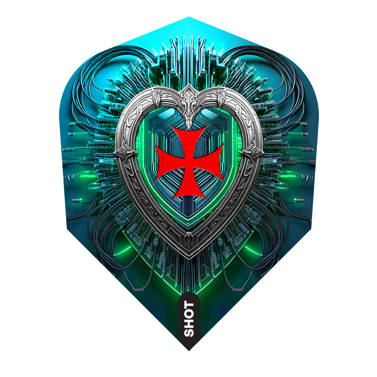 Future Knights Dreadheart No6 Dart Flights by Shot