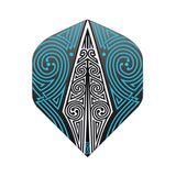 Odin's Spear Blue and White No2 Dart Flights by Shot
