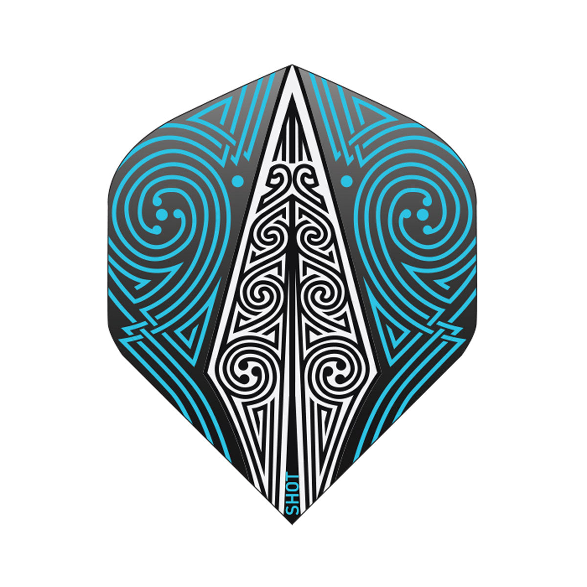 Odin's Spear Blue and White No2 Dart Flights by Shot