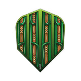 Warrior Rutene Green No6 Dart Flights by Shot