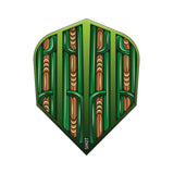 Warrior Rutene Green No6 Dart Flights by Shot