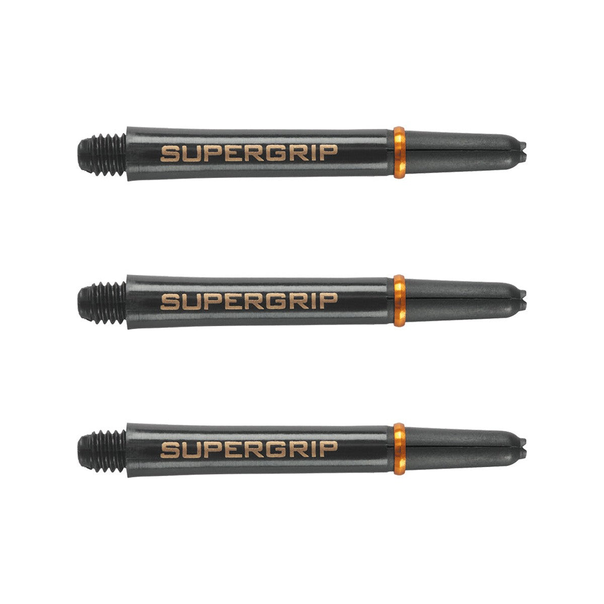 Harrows Supergrip Dart Stems Shafts Black Gold Midi length variant image