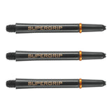 Harrows Supergrip Dart Stems Shafts Black Gold Medium length variant image