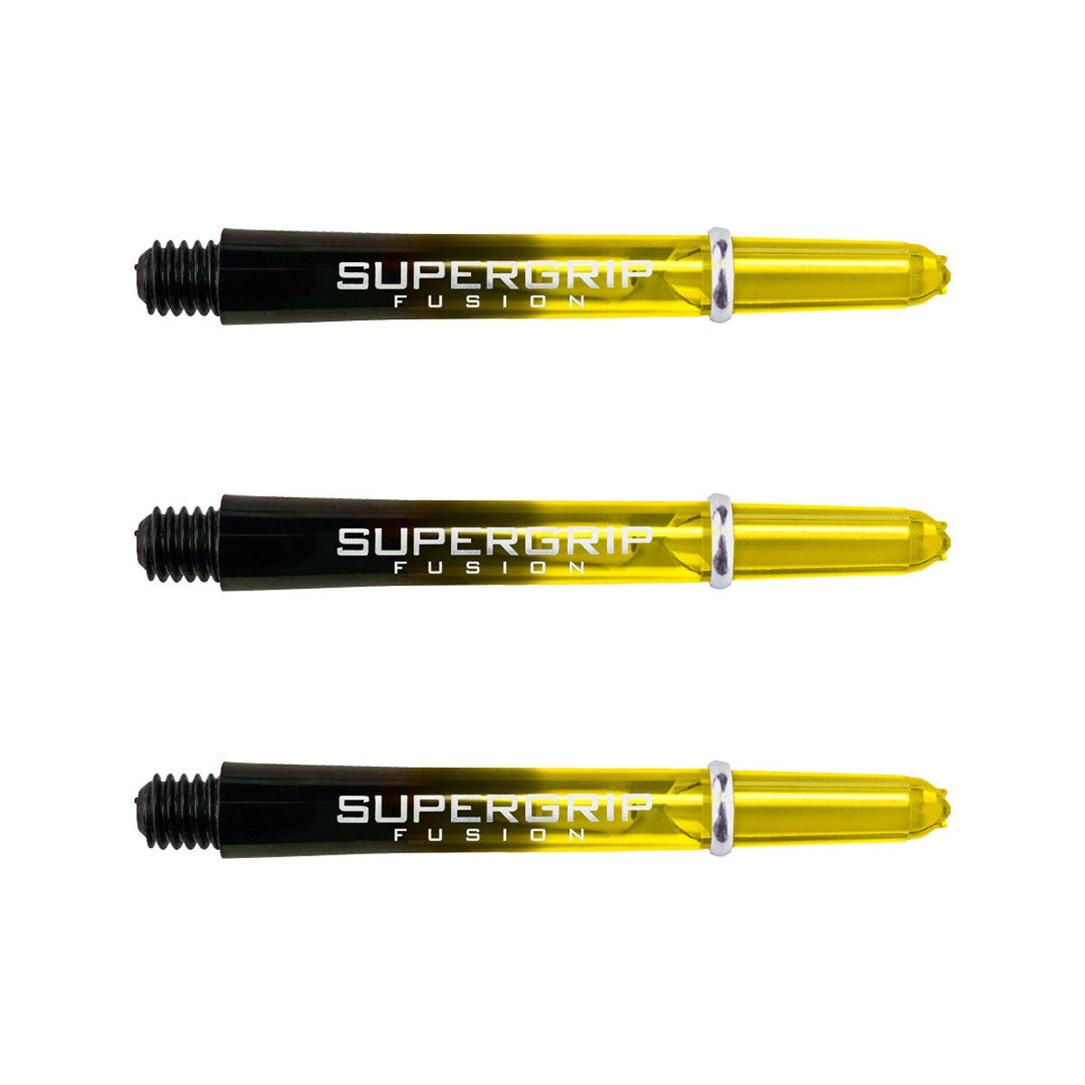 Harrows Supergrip Fusion Dart Stems Shafts Yellow Midi length variant image