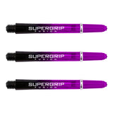 Harrows Supergrip Fusion Dart Stems Shafts Purple Medium length variant image