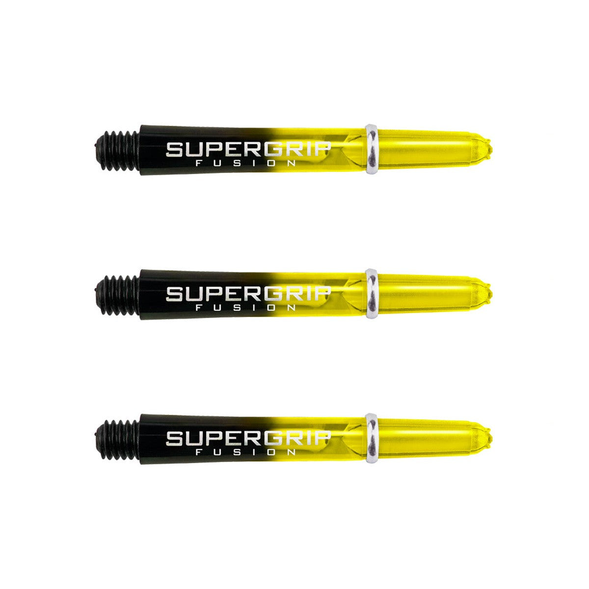 Harrows Supergrip Fusion Dart Stems Shafts Yellow Short length variant image