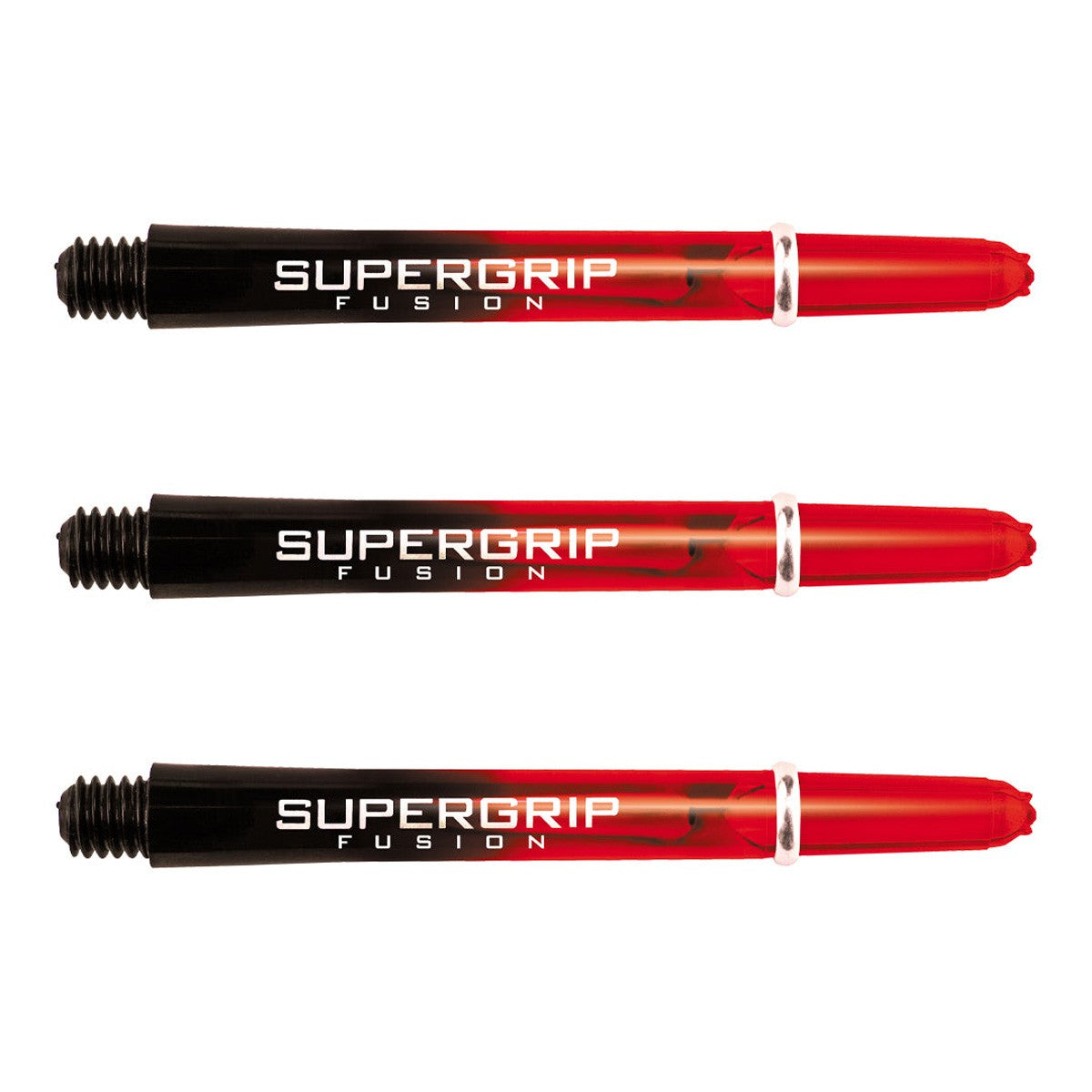 Harrows Supergrip Fusion Dart Stems Shafts Red Medium length variant image