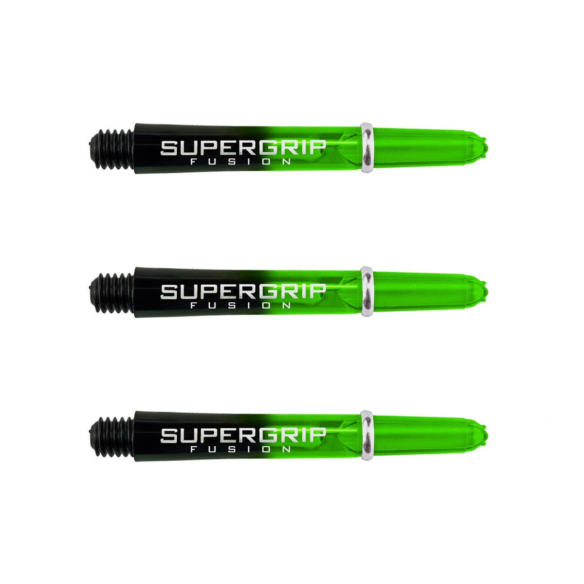 Harrows Supergrip Fusion Dart Stems Shafts Green Short length variant image
