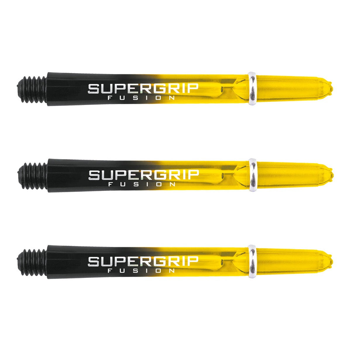 Harrows Supergrip Fusion Dart Stems Shafts Yellow Medium length variant image
