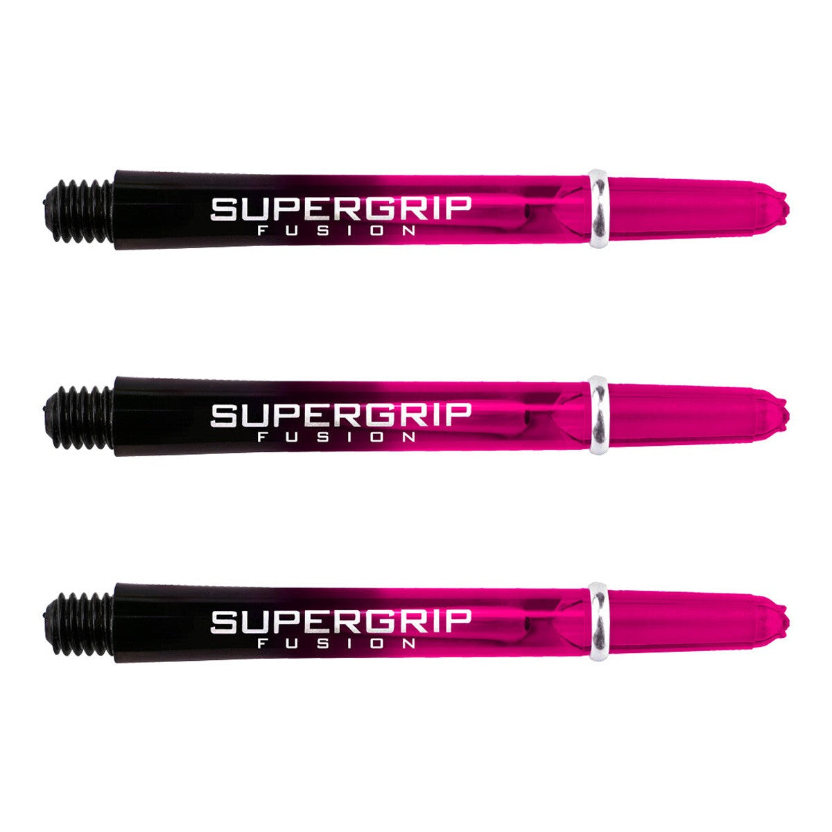 Harrows Supergrip Fusion Dart Stems Shafts Dark Pink Medium length variant image