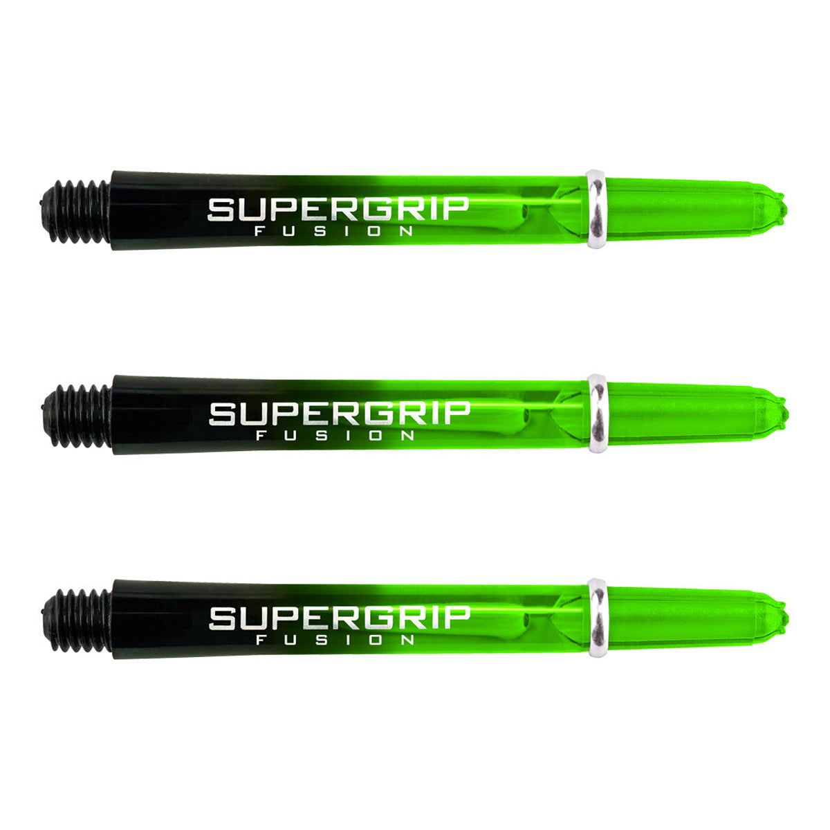 Harrows Supergrip Fusion Dart Stems Shafts Green Medium length variant image