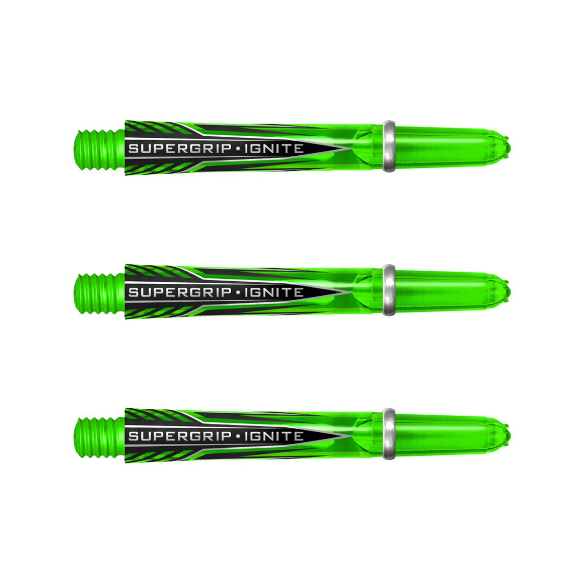 Harrows Supergrip Ignite Dart Stems Shafts Green Short length variant image