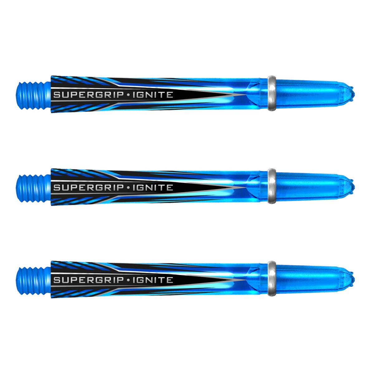 Harrows Supergrip Ignite Dart Stems Shafts Aqua Medium length variant image