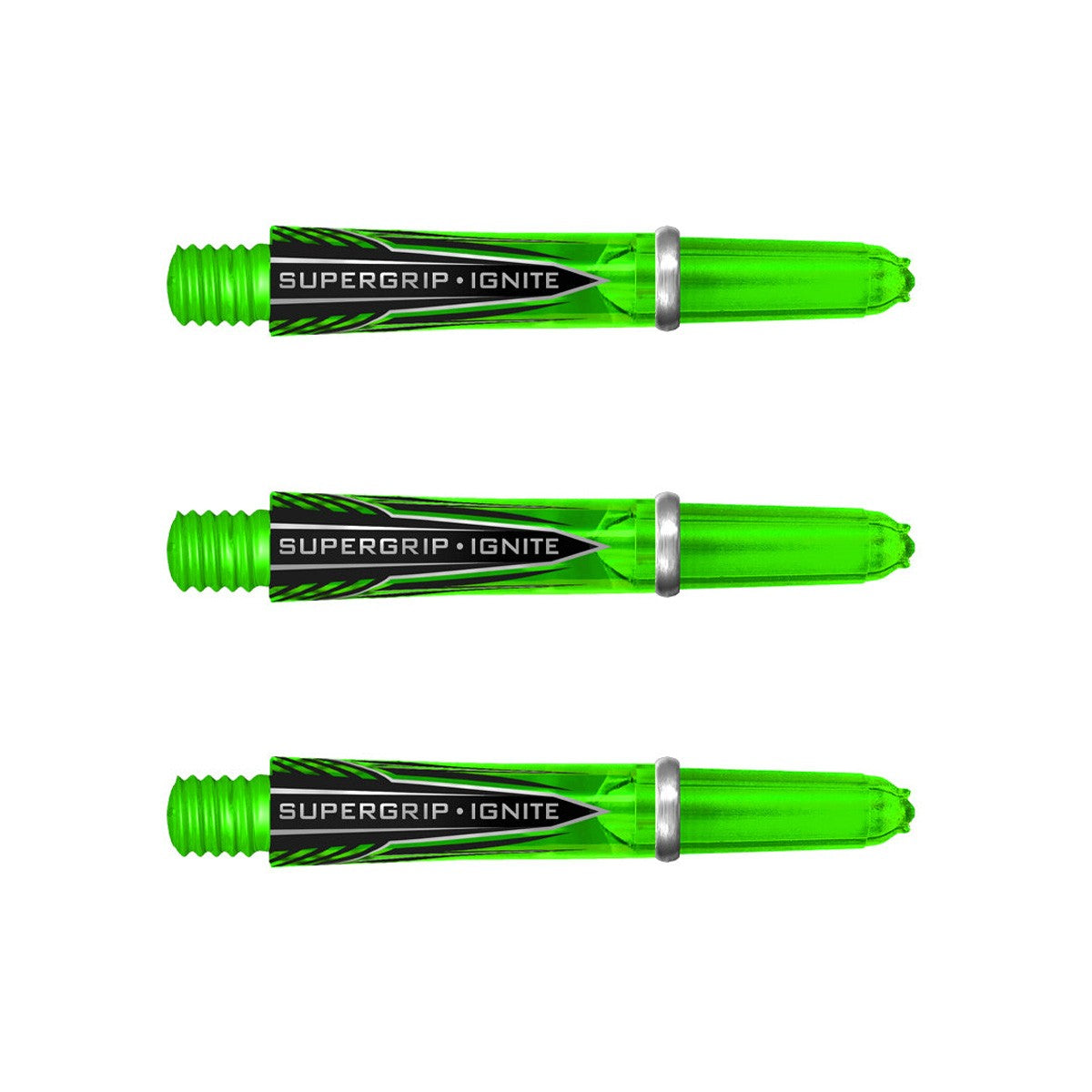 Harrows Supergrip Ignite Dart Stems Shafts Green Midi length variant image