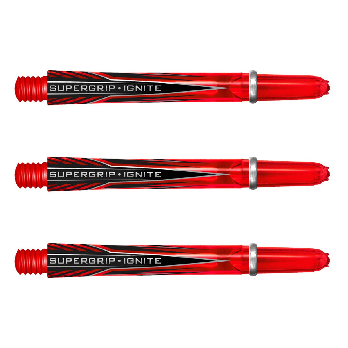 Harrows Supergrip Ignite Dart Stems Shafts Red Medium length variant image
