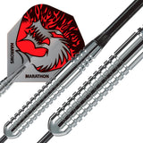 Harrows Silver Arrows Ringed Chromed Brass Steel Tip Darts