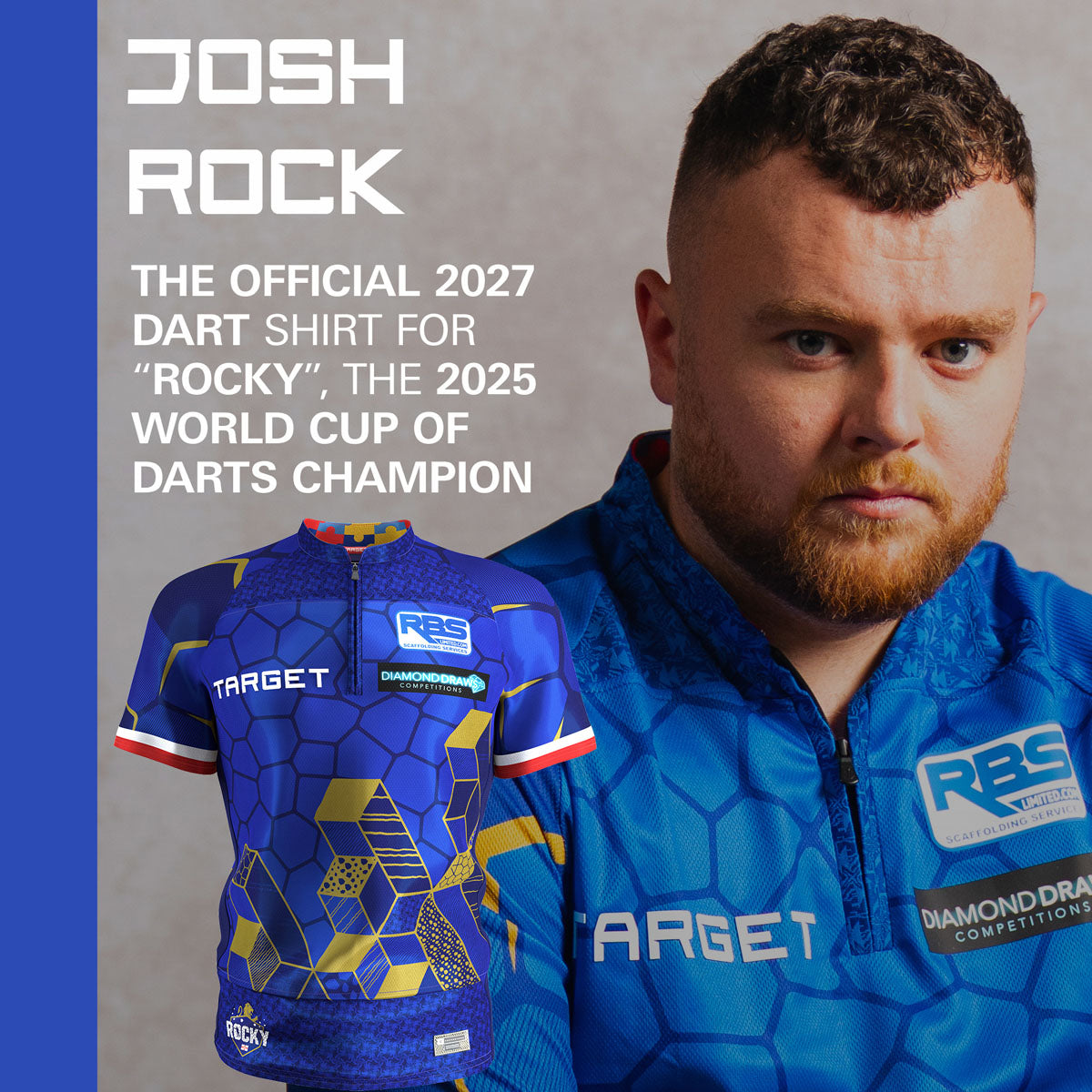 Target Josh Rock 2027 Playing Shirt