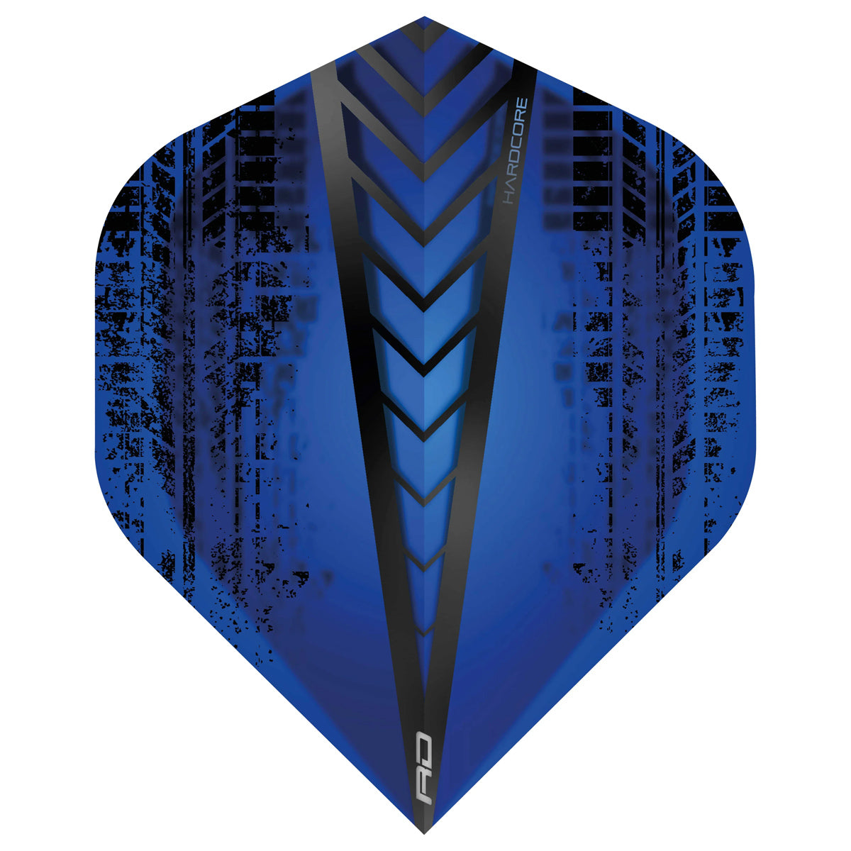Hardcore Radical Blue Standard Dart Flights by Red Dragon – Double Top ...