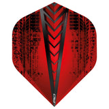 Hardcore Radical Red Standard Dart Flights by Red Dragon