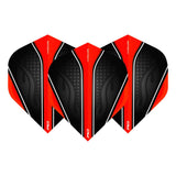 Hardcore Radical Red Standard Dart Flights by Red Dragon
