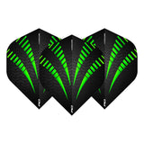 Hardcore Radical Green Standard Dart Flights by Red Dragon