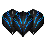 Hardcore Radical Blue Standard Dart Flights by Red Dragon