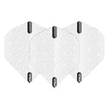 Hardcore XT White Standard Dart Flights by Red Dragon