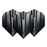 Hardcore Radical Black Flash Standard Dart Flights by Red Dragon