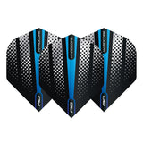 Hardcore Radical Blue Flash Standard Dart Flights by Red Dragon