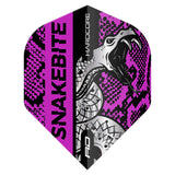 Hardcore Snakebite Coiled Snake Purple Standard Dart Flights by Red Dragon