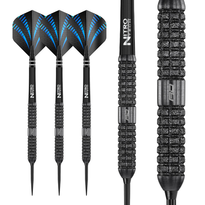 Touchstone Straight 90% Tungsten Steel Tip Darts by Red Dragon