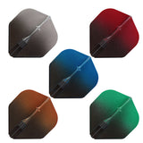 L-Style Two Tone EZ Dart Flights Black L1 Standard