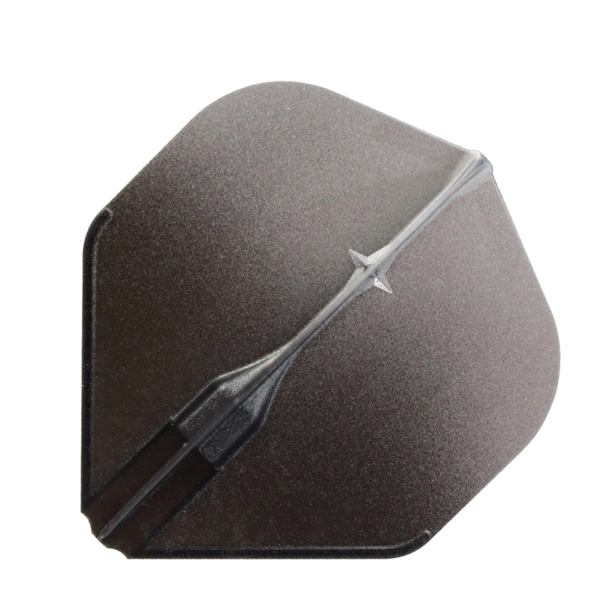 L-Style Two Tone EZ Dart Flights Black L1 Standard