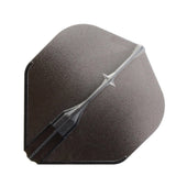 L-Style Two Tone EZ Dart Flights Black L1 Standard