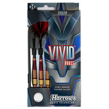 Harrows Vivid Red Brass Steel Tip Darts