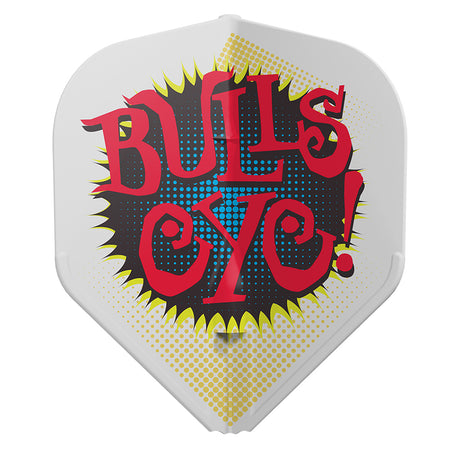 L-Style Wayne Mardle Type C EZ Dart Flights White L1 Standard