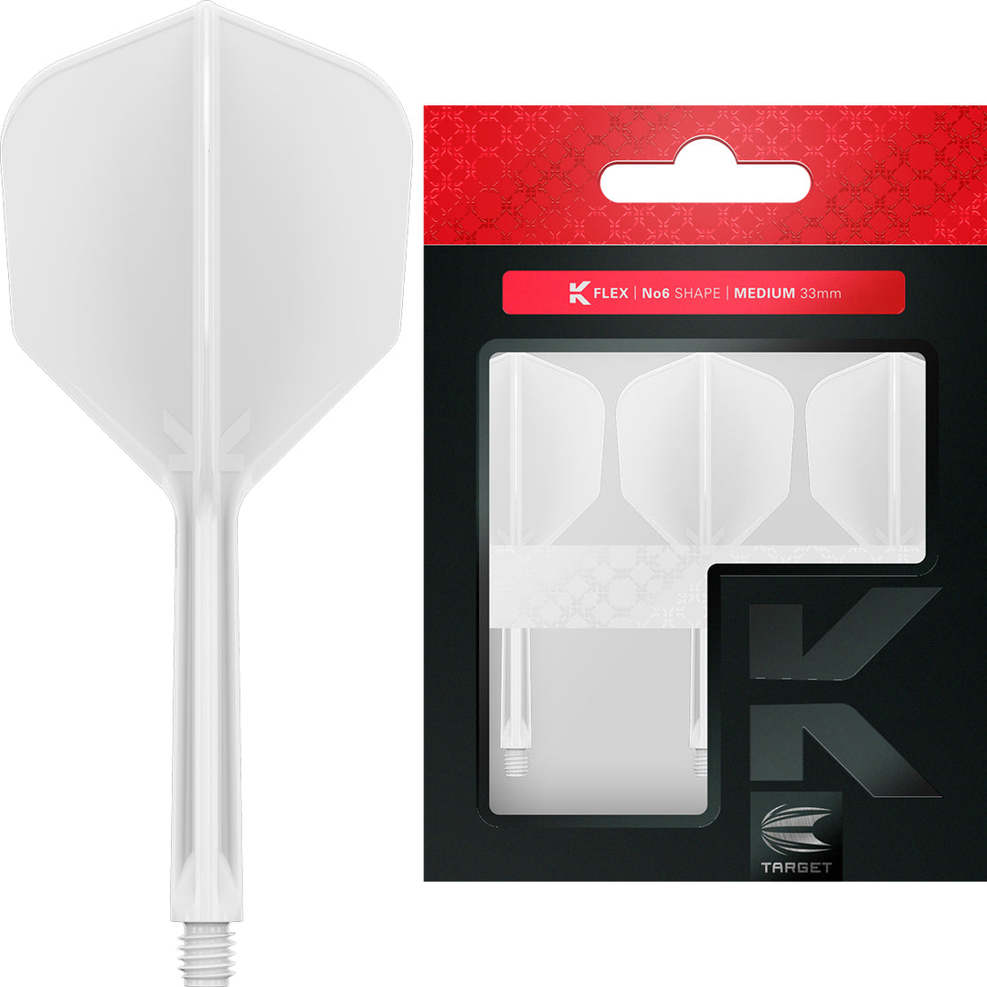 K-Flex White No6 One Piece Flights by Target