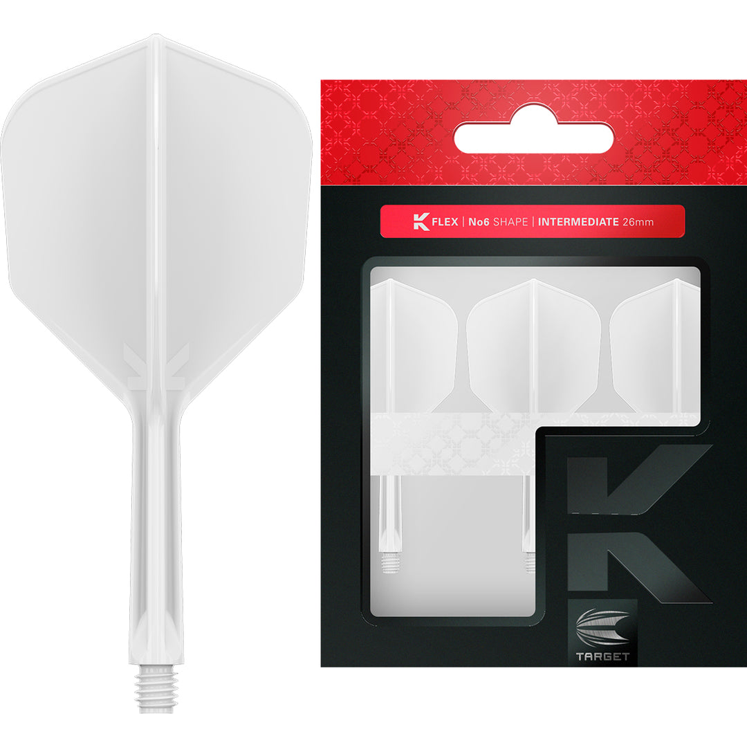 K-Flex White No6 One Piece Flights by Target