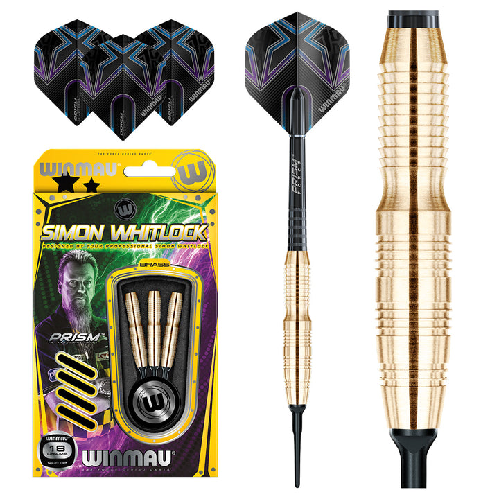 Simon Whitlock Brass Soft Tip Darts by Winmau