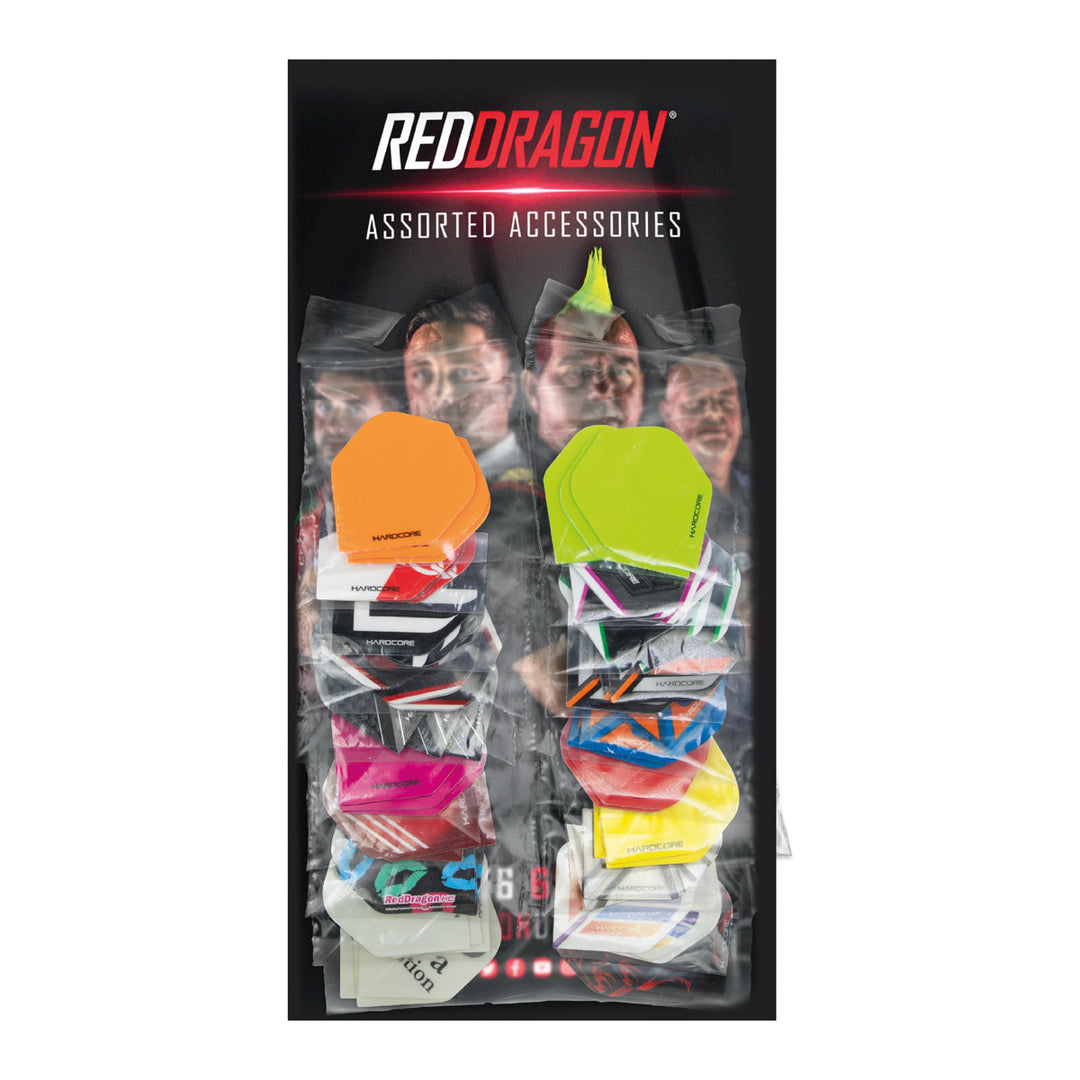 Assorted Hardcore flights by Red Dragon - 20 Sets