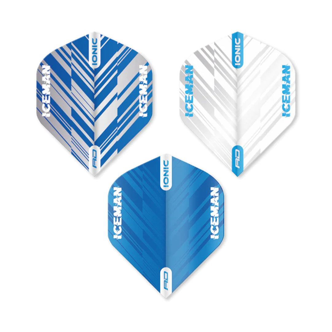 3 x Sets Hardcore Gerwyn Price Selection Pack 2 Standard Dart Flights by Red Dragon