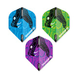 3 x Sets Hardcore Ionic Snakebite Selection Pack 2 Standard Dart Flights by Red Dragon