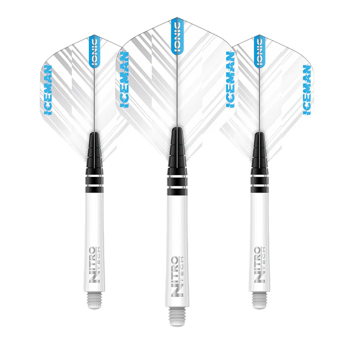 Gerwyn Price Iceman Nitrotech & Hardcore Combo - White by Red Dragon - 3 Sets