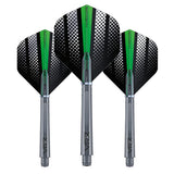 VRX Flight & Shaft Combo - Black & Green by Red Dragon - 4 Sets