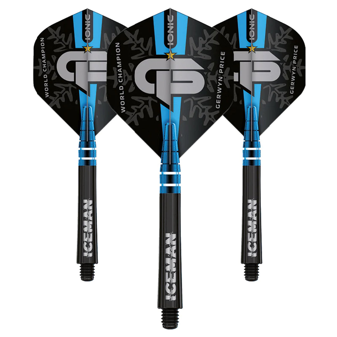 Gerwyn Price World Champion Nitro Ionic & Hardcore Combo Black by Red Dragon - 2 Sets
