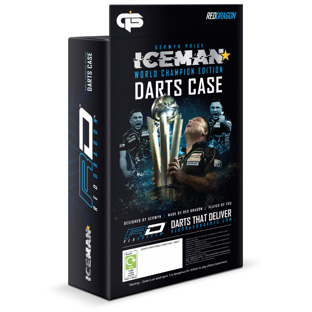 Gerwyn Price "Iceman" Darts Case by Red Dragon