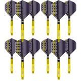 Nitrotech Flight & Shaft Combo - Yellow by Red Dragon - 4 Sets