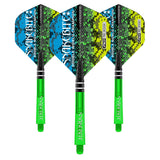 Peter Wright Snakebite Nitro Ionic & Hardcore Combo - Green by Red Dragon - 2 Sets