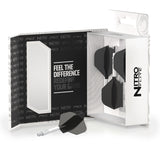 Nitro Flite Integrated Flight & Shaft White & Black No2 by Red Dragon